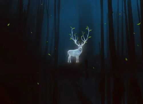 آموزش طراحی گوزن درخشان در فتوشاپ